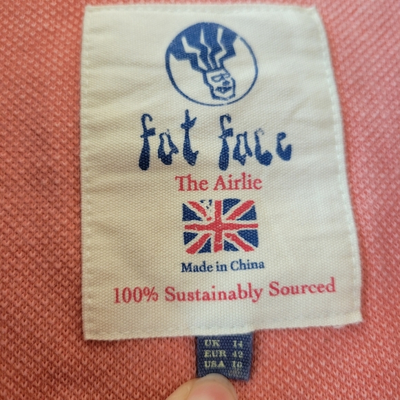 Fat Face Coral Pink Airlie - Picture 3 of 5